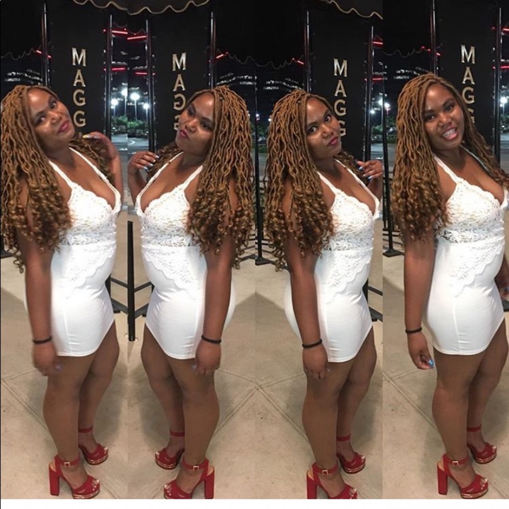 White sexy cocktail or club dress!